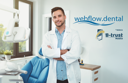 Digitalization in healthcare: one step closer with B-Trust and Webflow Dental