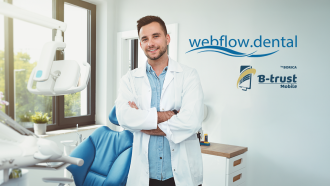 Digitalization in healthcare: one step closer with B-Trust and Webflow Dental